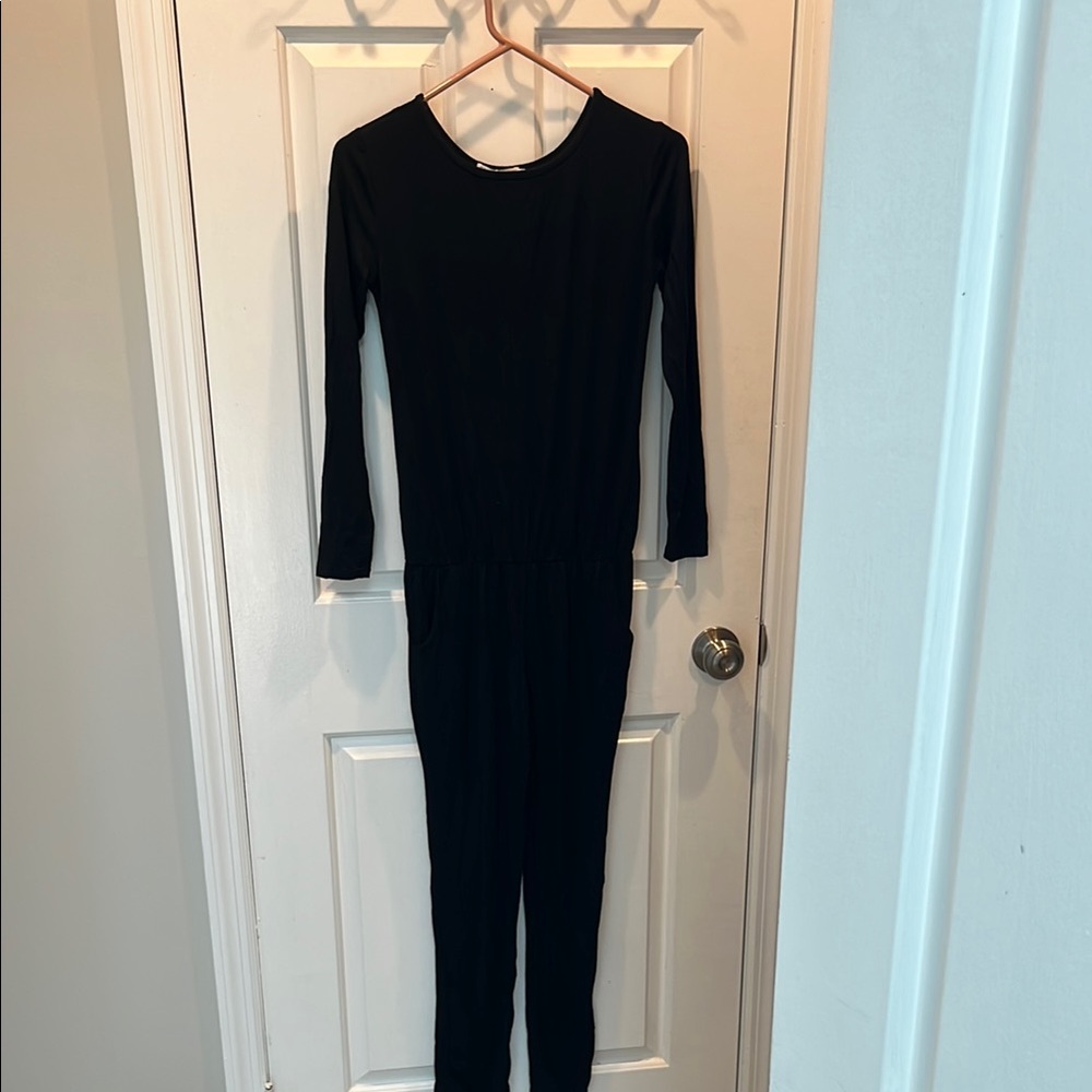 NWT Shang Ya Black Casual Jumpsuit-Medium